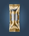 Glossy Metallic Ice Cream Package Mockup
