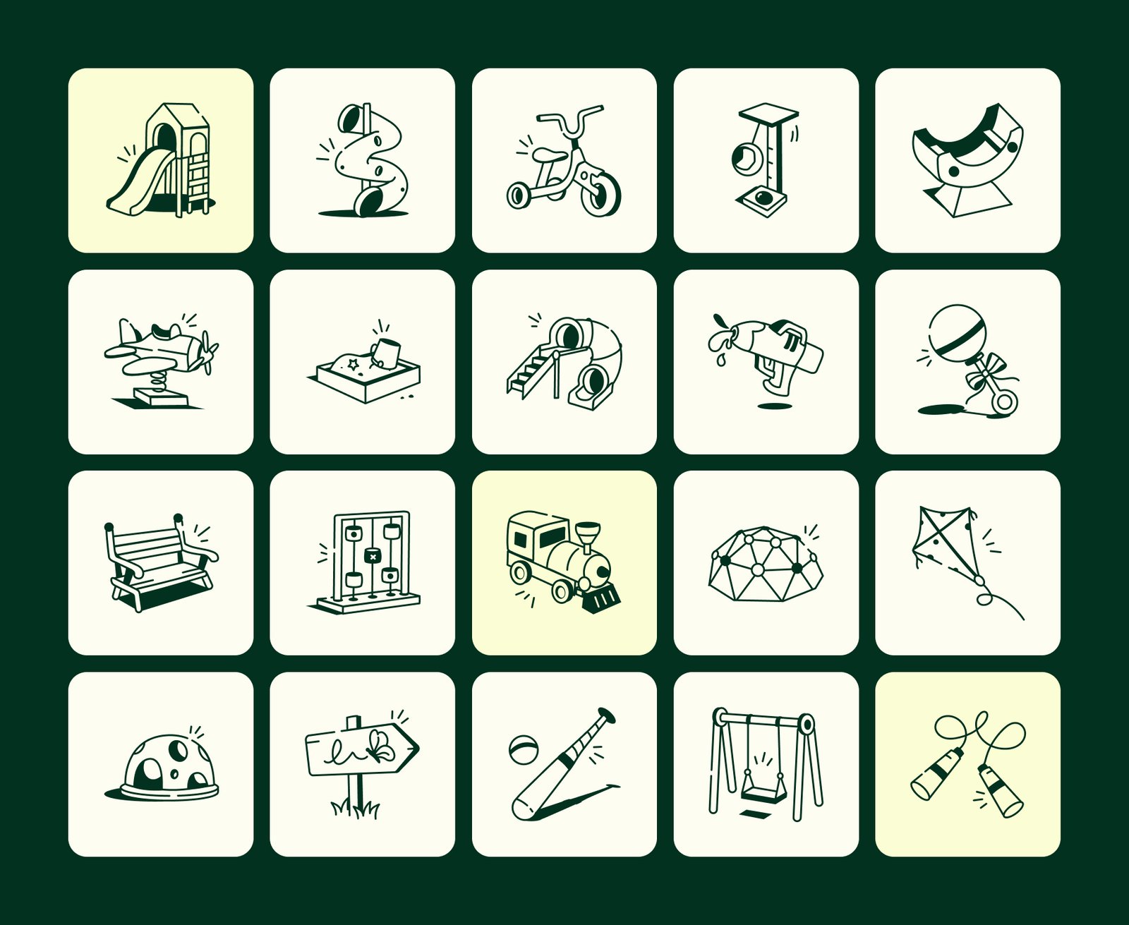 Playground Drawing Art Set