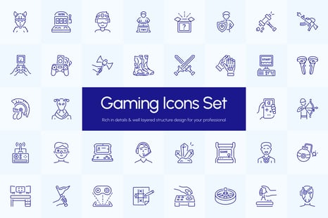 Gaming Icons Collection - Graphics