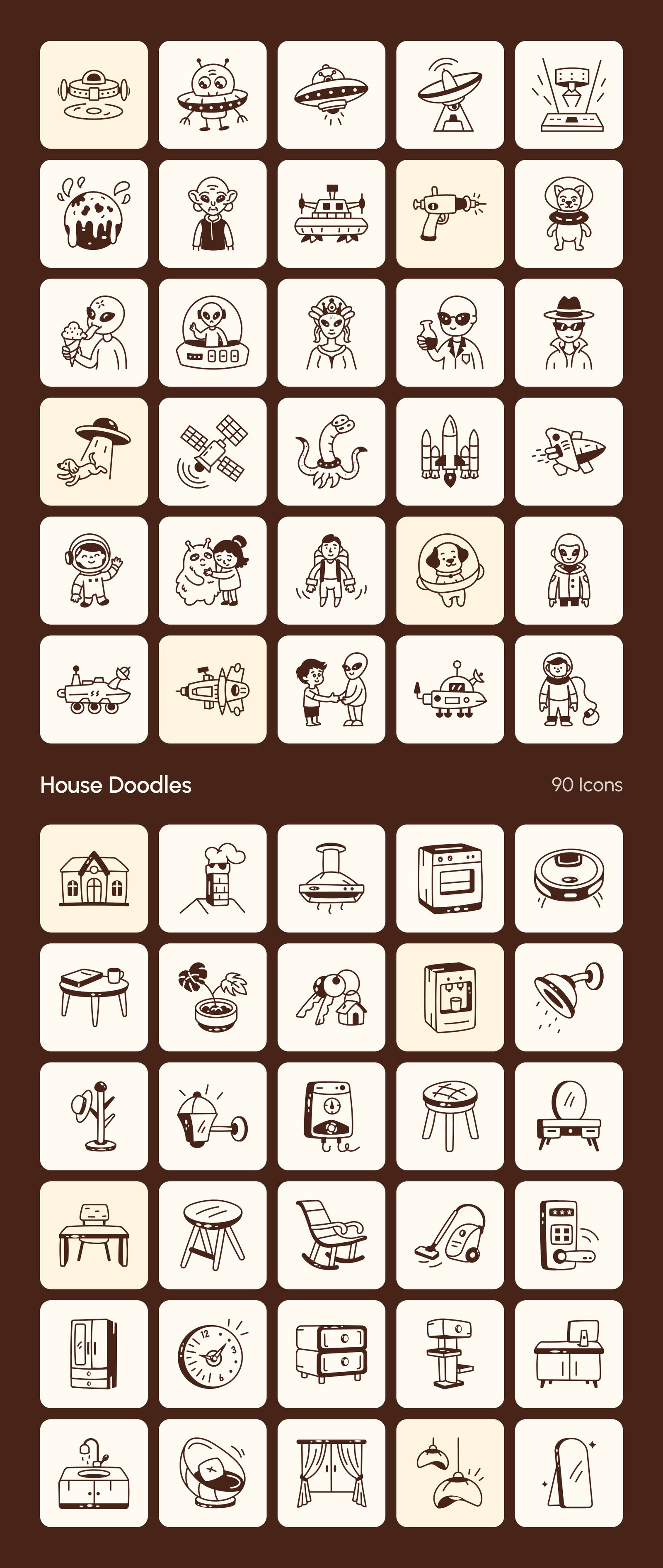 Universal Doodle Icons
