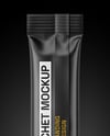 Matte Stick Sachet Mockup