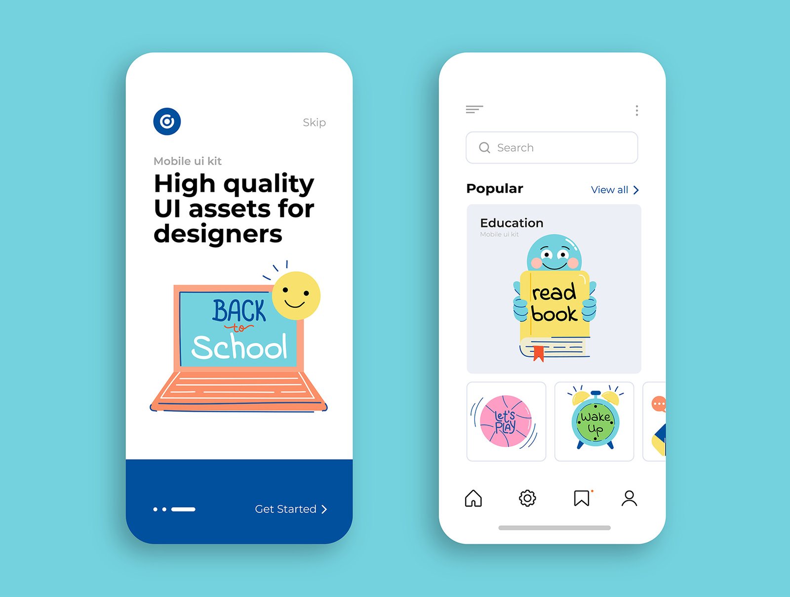 Back to School Sticker Set – Cute Hand-Drawn Icons