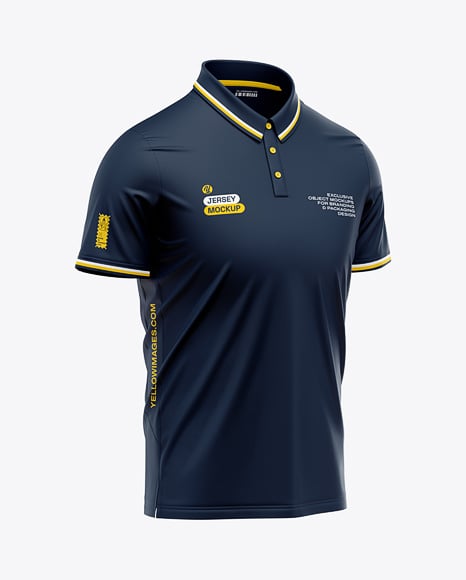 Men's Polo Shirt Mockup