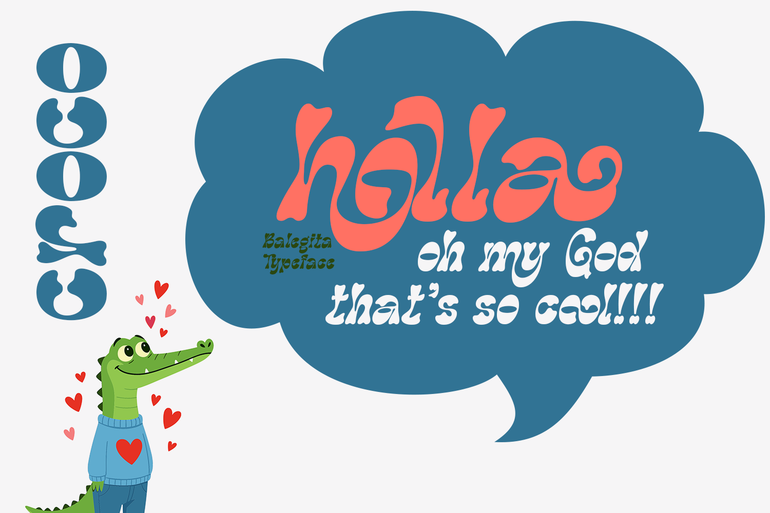 Balegita Groovy Typeface