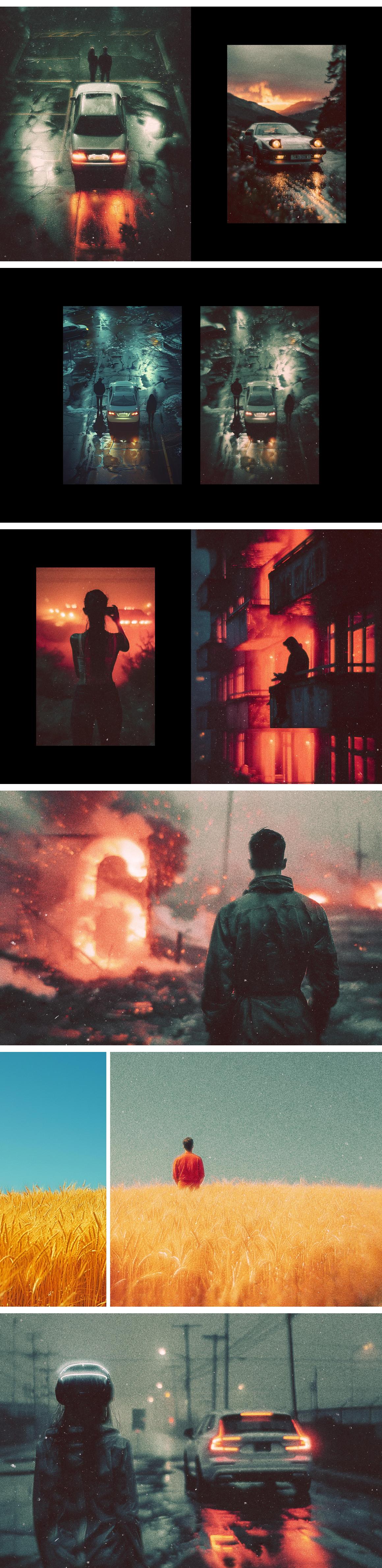 Cinematic Drama Glow Photo Effect