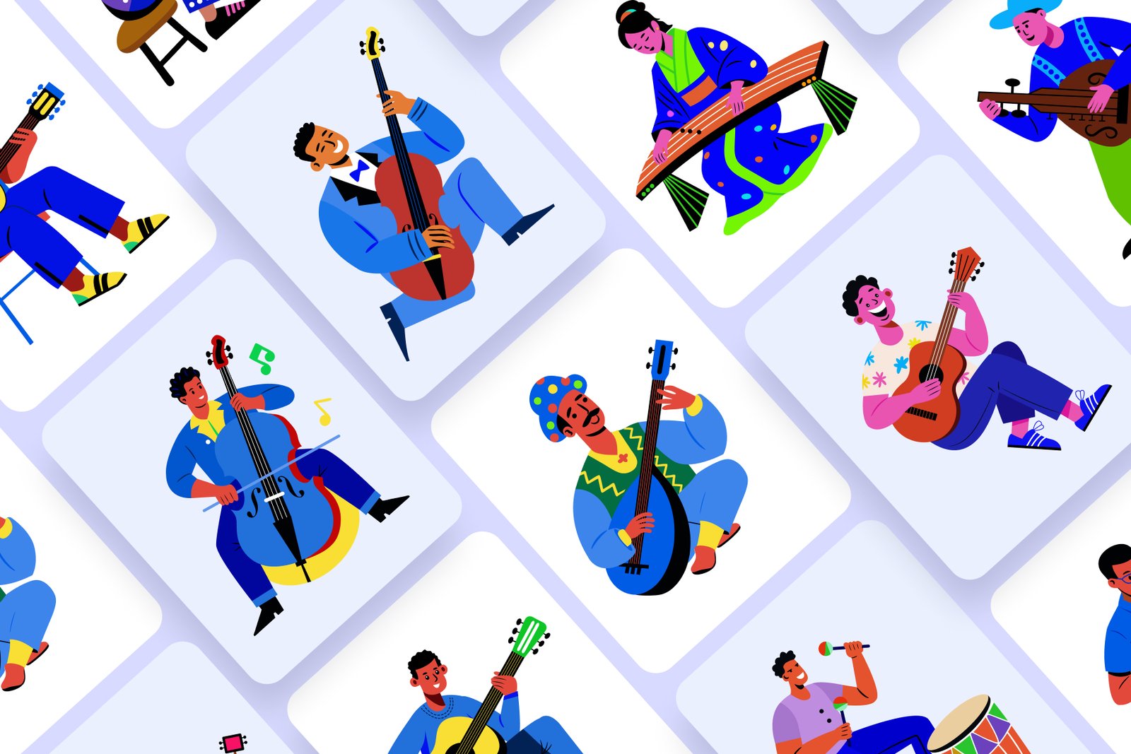 Music Vector Illustration Set