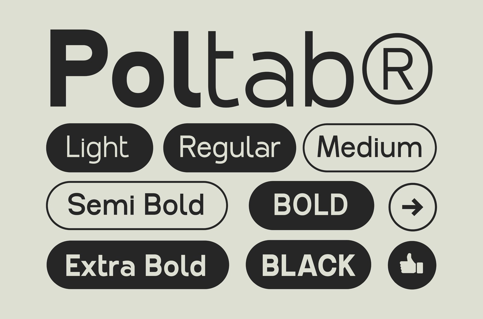 Poltab Font