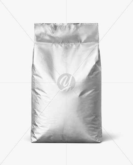 Metallic Bag with Handle Mockup