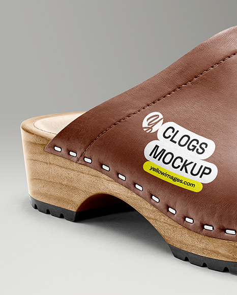 Clogs Shoe Mockup