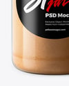 Jar with Ground Nutmeg Mockup