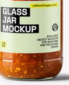 Jar with Tomato Chutney Mockup