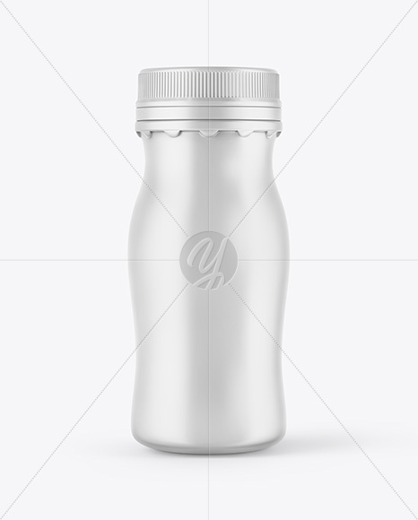 Matte Yogurt Bottle Mockup
