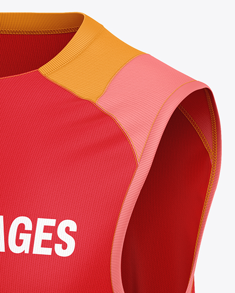 Training Sleeveless Kit Mockup - Half Side View