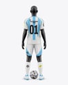 Soccer Kit w/ Mannequin Mockup - Back View