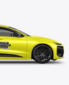 Electric Sportback Car Mockup - Side View