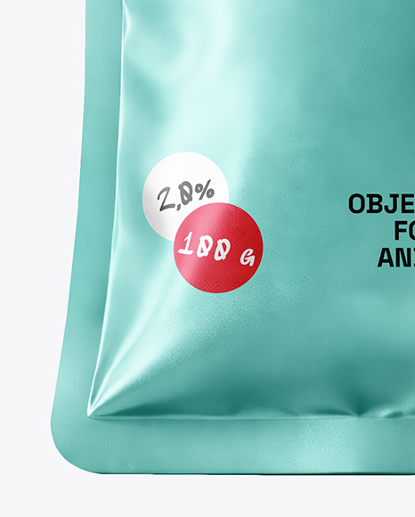 Metallic Sachet Mockup