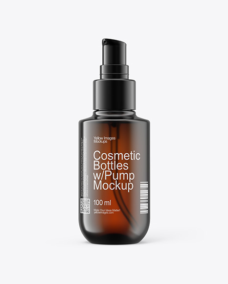 100ml Cosmetic Pump Bottle Mockup - Download+Psd+Mockup+Beauty+Cosmetic+Cream+Eye-+Face+Gel+...