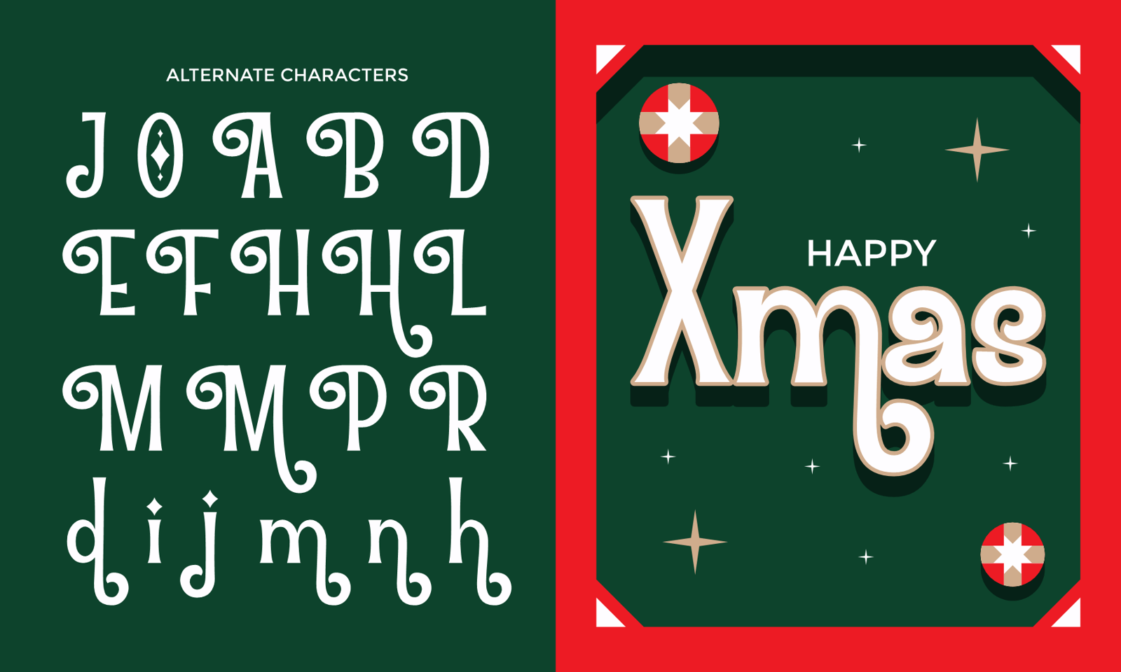 Criemas - Christmas Display Typeface