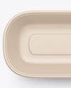 Matte Plastic Container in Kraft Paper Sleeve Mockup