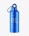 Aluminum Water Bottle Mockup