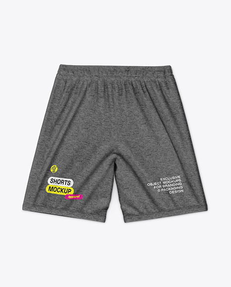 Heather Shorts Mockup