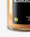 Glass Jar with Cinnamon Powder Mockup