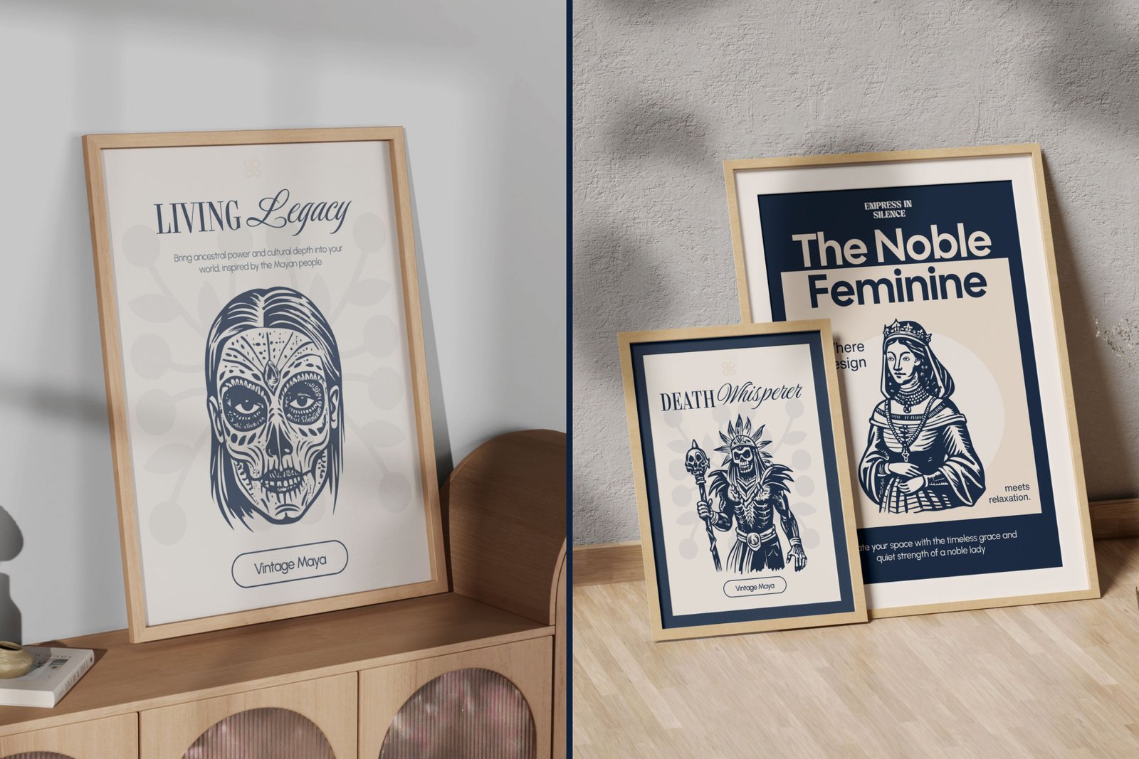 Vintage Maya Icon Set