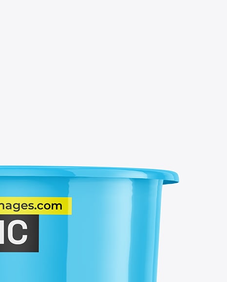 Glossy Plastic Cup Mockup