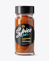 Spice Glass Jar with Cayenne Pepper Mockup