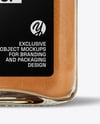 Clear Glass Jar with Cinnamon Powder Mockup