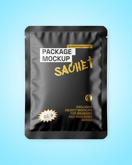 Matte Sachet Mockup