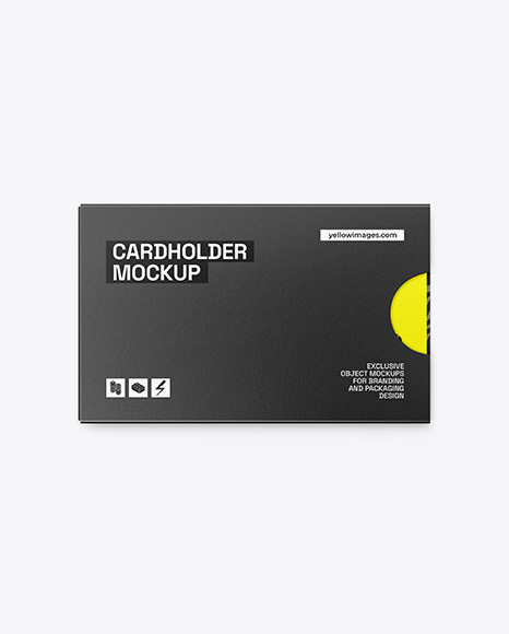 Credit Card w/ Paper Cardholder Mockup