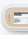 Matte Plastic Container in Kraft Paper Sleeve Mockup