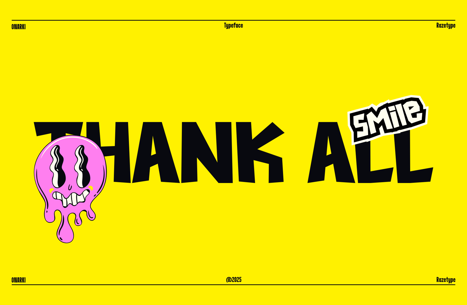 Onarki - Graffiti Style Typeface