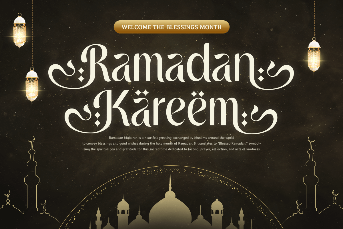 Jerusalem - Lavish Arabic Ramadan Font