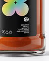 Glass Jar with Chili Powder Mockup
