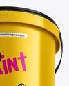 Glossy Plastic Bucket Mockup