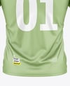 V-Neck Rugby Jersey Mockup - Back View