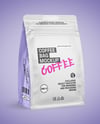 Matte Coffee Bag Mockup - Half Side view