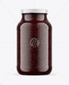 Raspberry Jam Jar Mockup