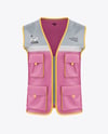 Safety Vest Mockup - Front View