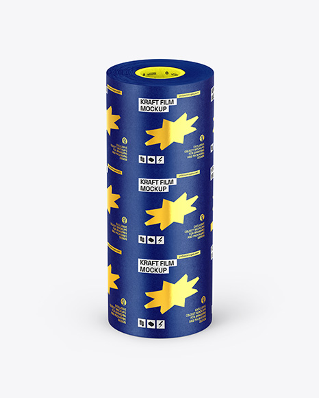 Kraft Paper Roll Mockup