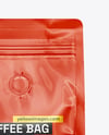 Glossy Coffee Package Mockup