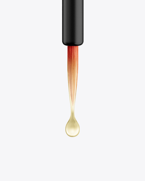 Matte Hairoil Applicator Tube Mockup