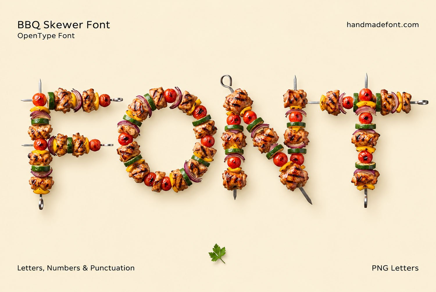 BBQ Skewer Font