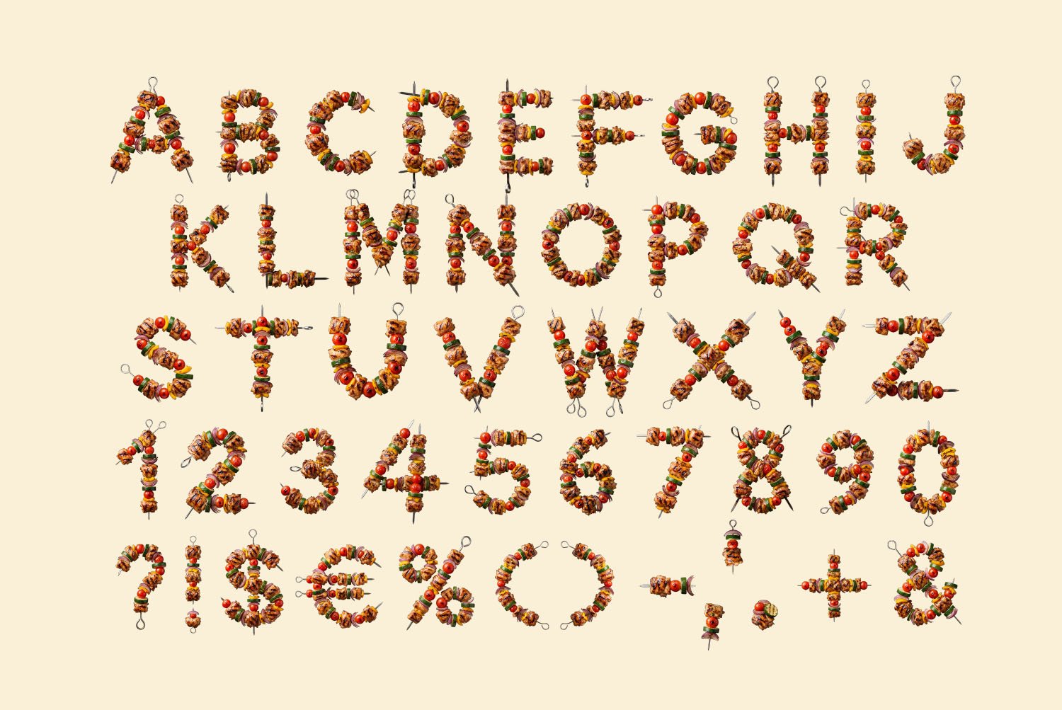 BBQ Skewer Font