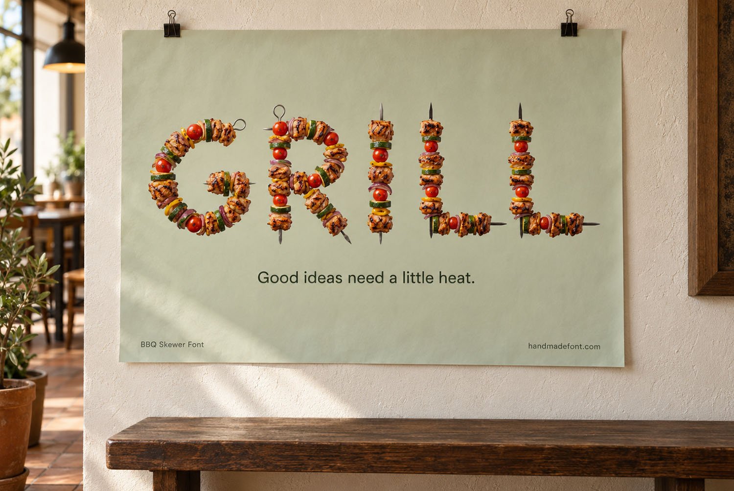 BBQ Skewer Font