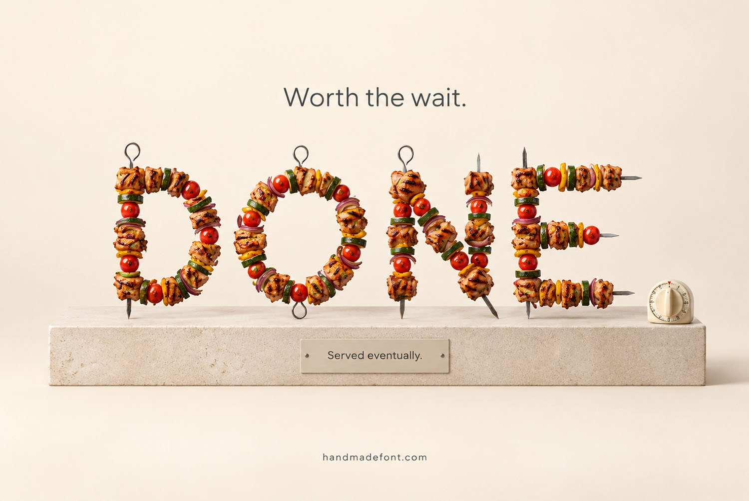 BBQ Skewer Font