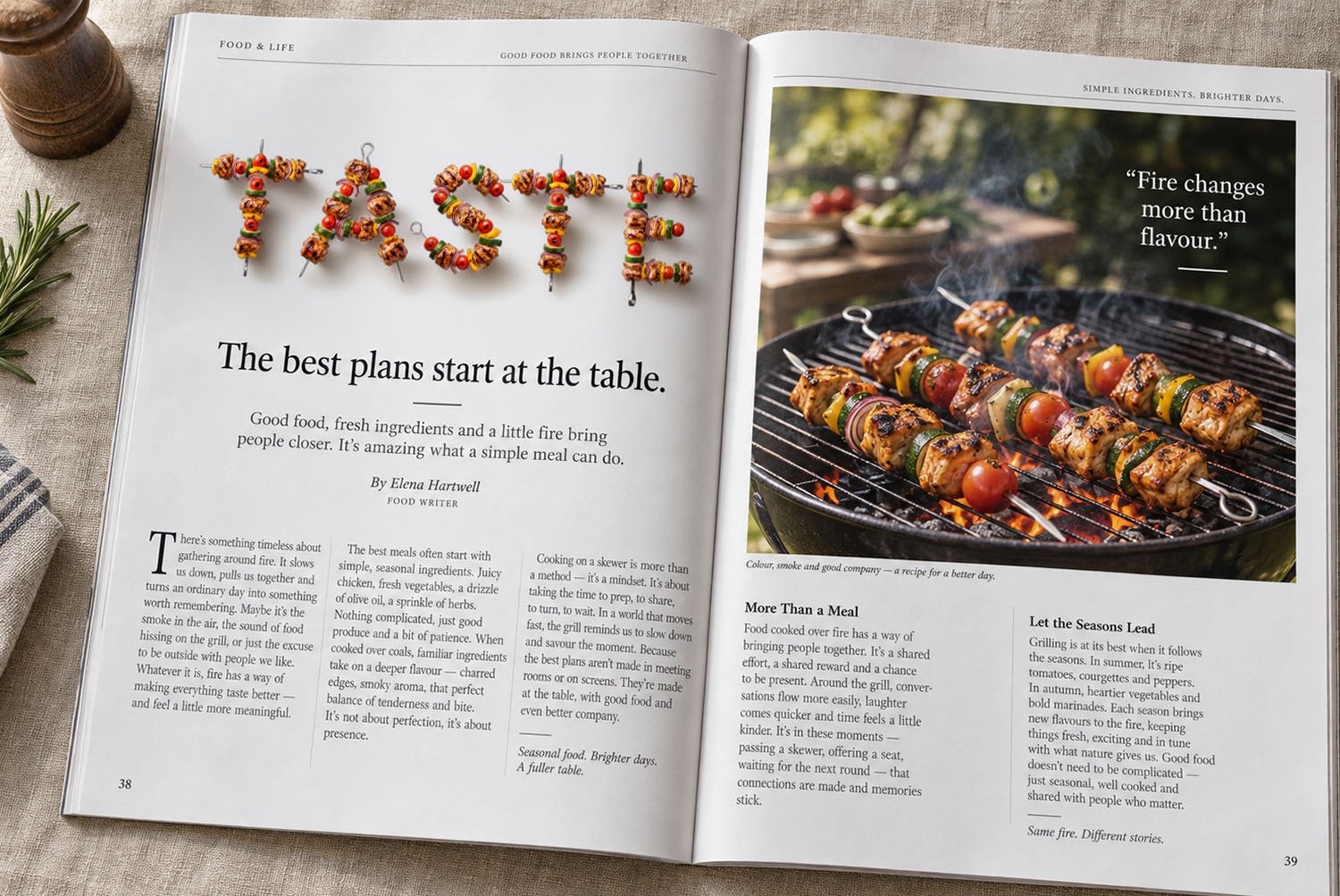 BBQ Skewer Font