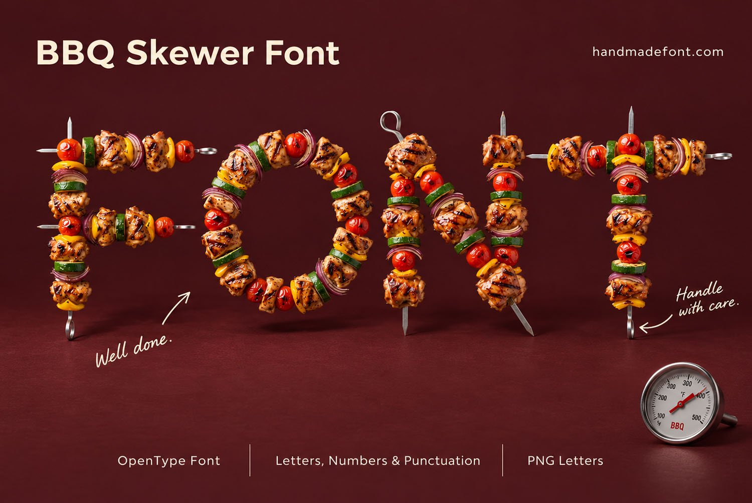 BBQ Skewer Font